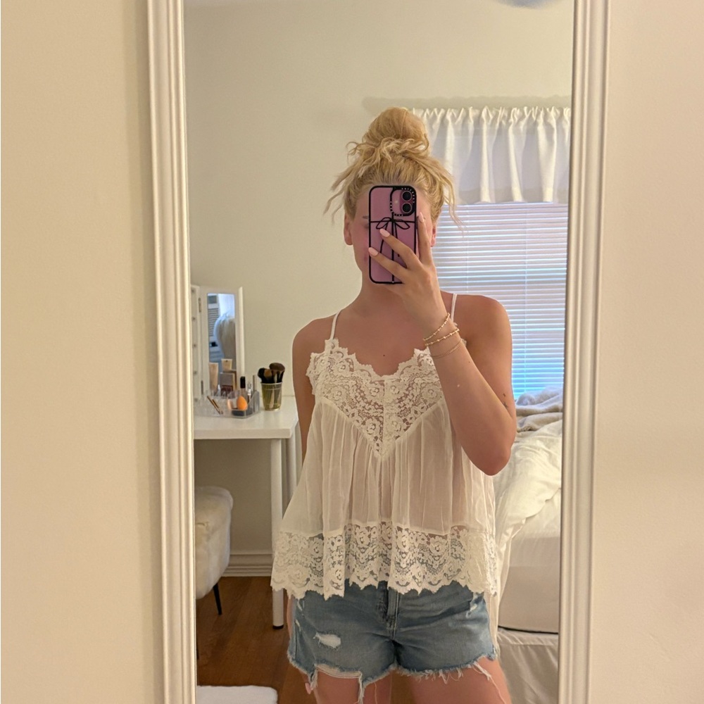 Free People Lace Camisole